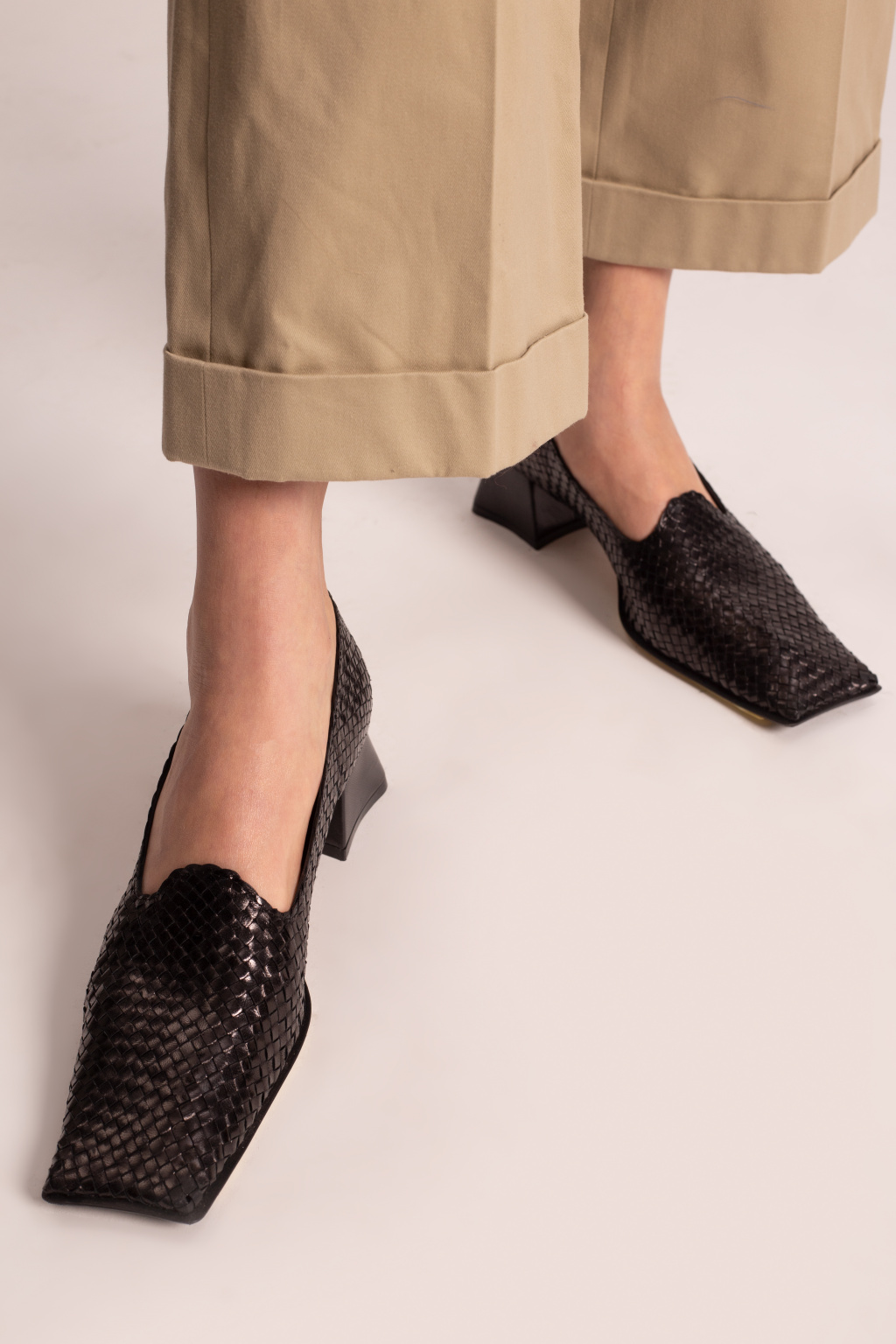 Miista ‘Brianna’ woven pumps